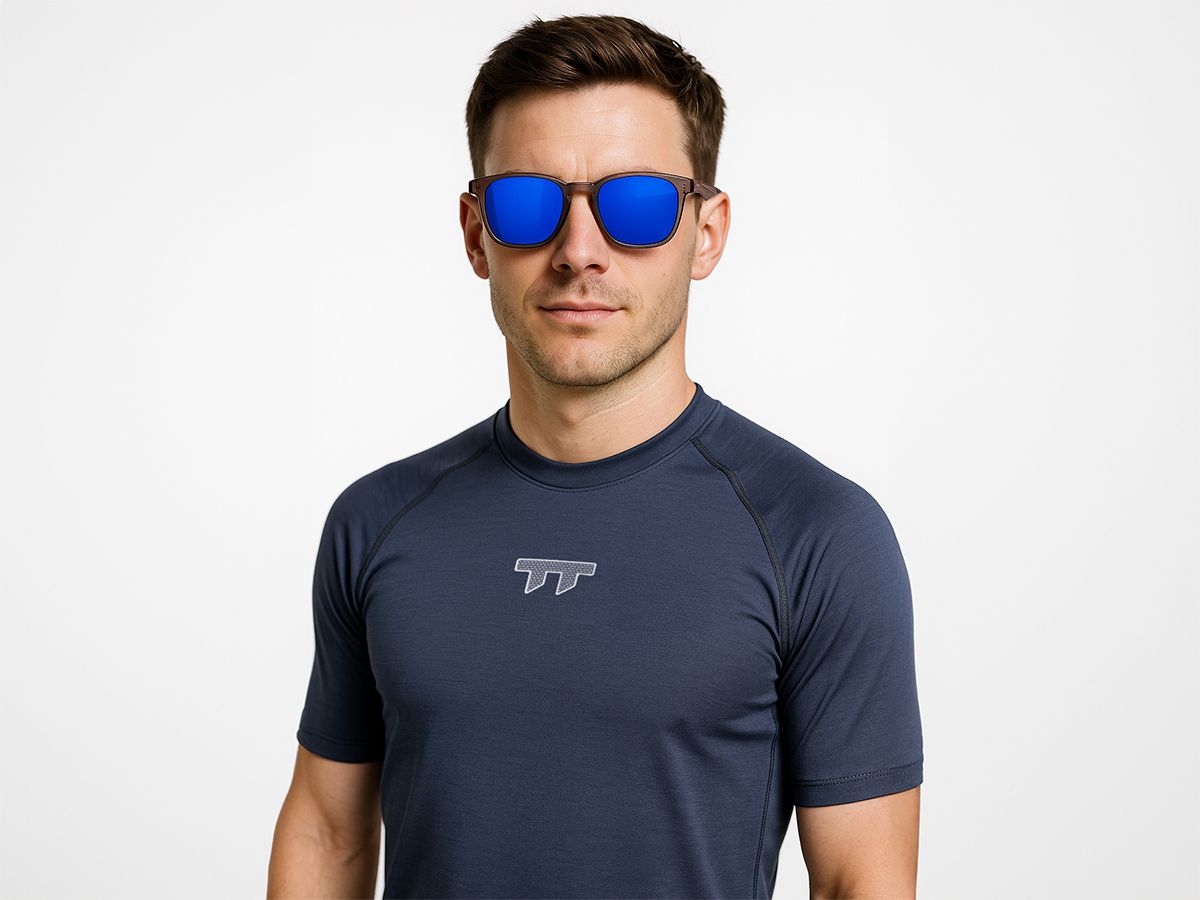 U-1 Active Sunglasses 休閒運動眼鏡 / 霧灰色+鏡面藍鏡片 (CAT3)