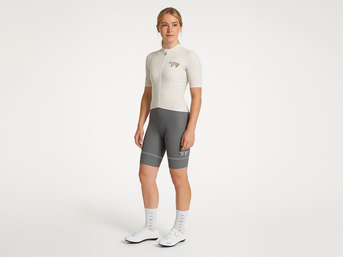 e Line Women's Classic Bib Shorts / Grey
