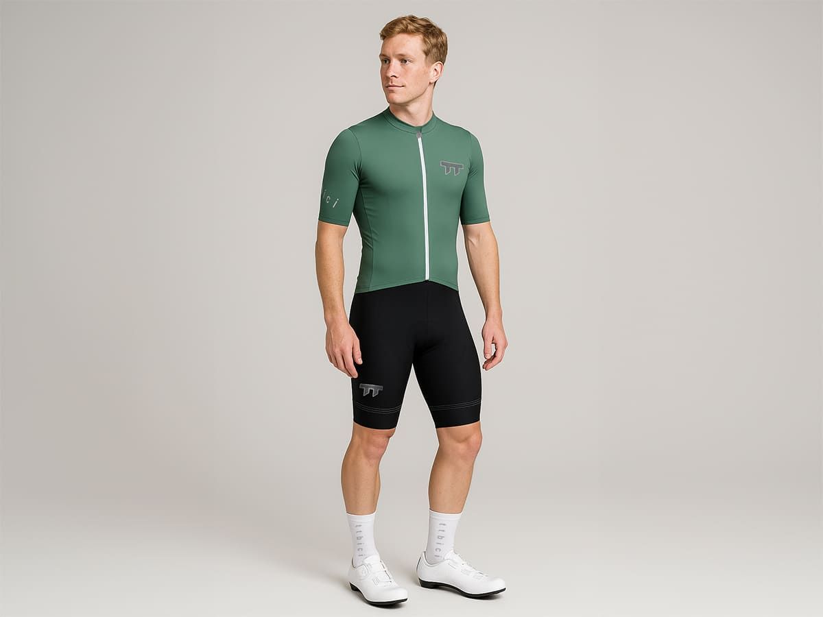 e Line Men's Classic Jersey / Pine Green