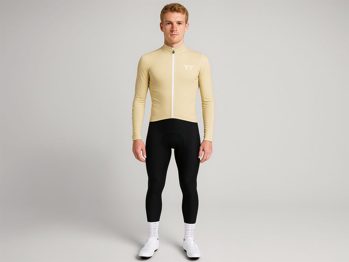 e Line Men's Classic Thermal Ls Jersey 男款經典保暖長袖車衣 / 奶油白
