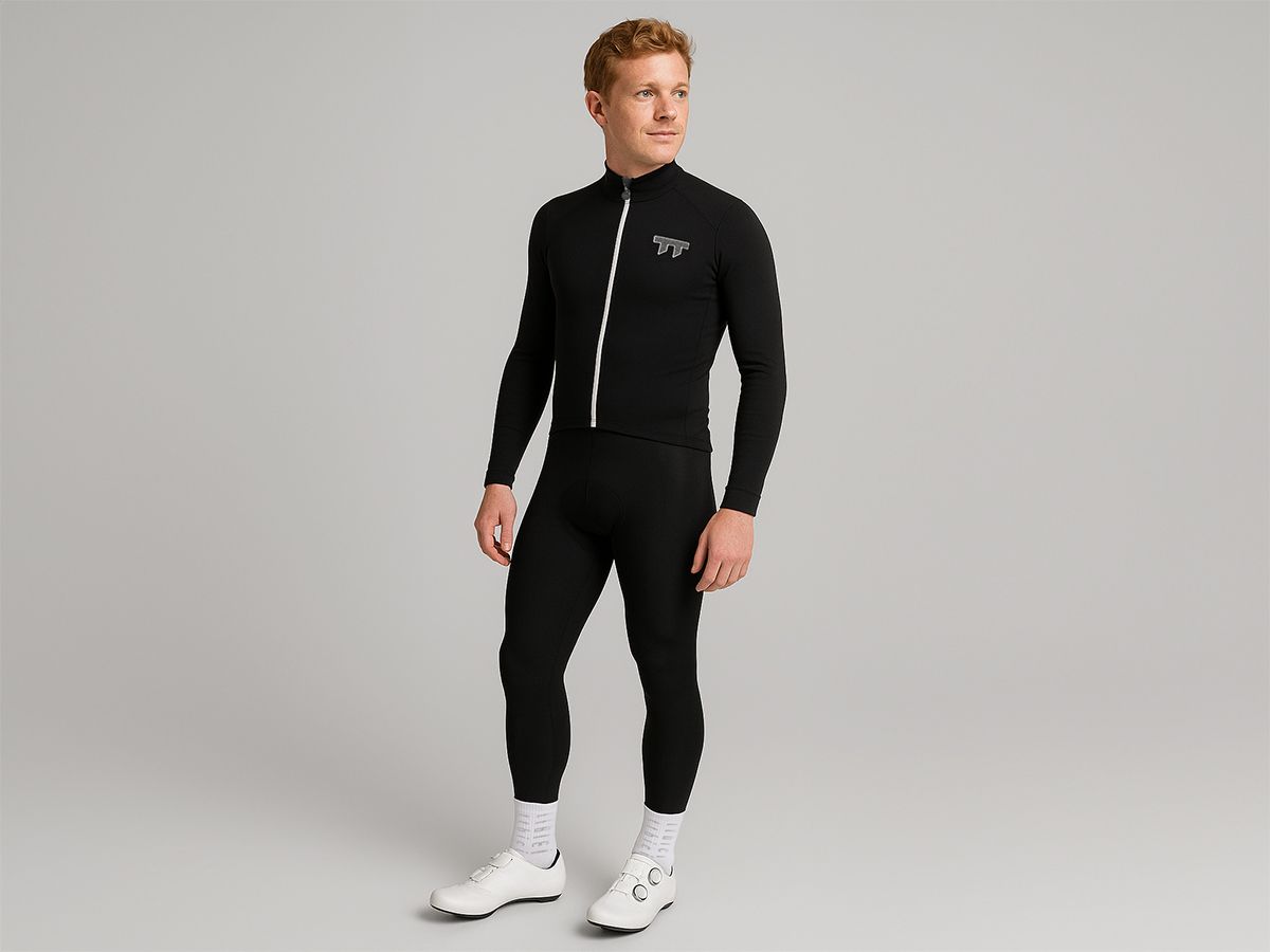 e Line Men's Classic Thermal Ls Jersey 男款經典保暖長袖車衣 / 黑色