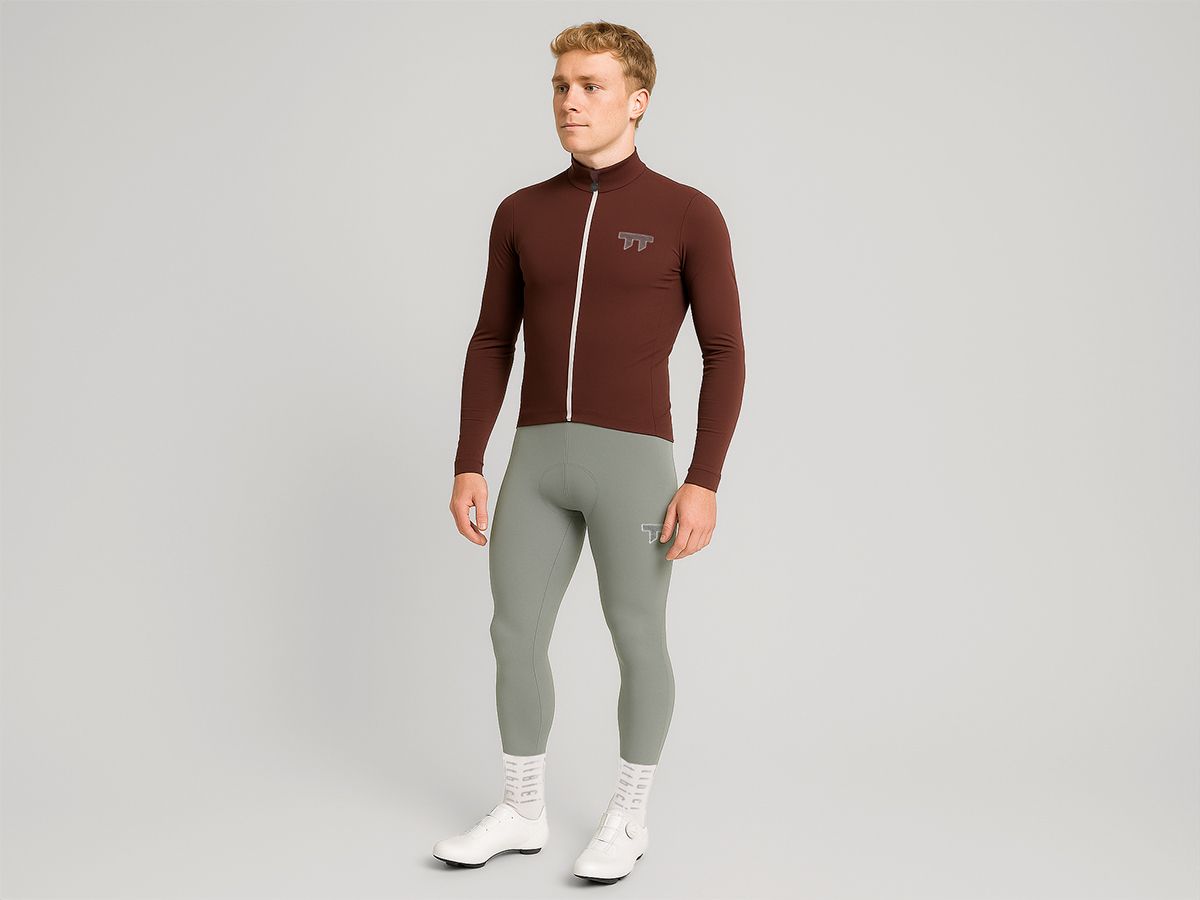 e Line Men's Classic Thermal Tight 男款經典保暖長車褲 / 岩灰