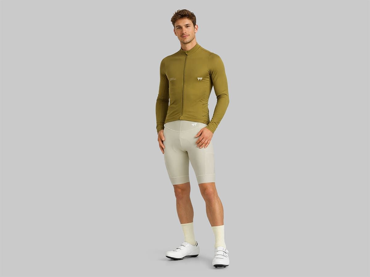 เสื้อจักรยานแขนยาวผู้ชาย รุ่น Altitude / สีบรอนซ์หมอก