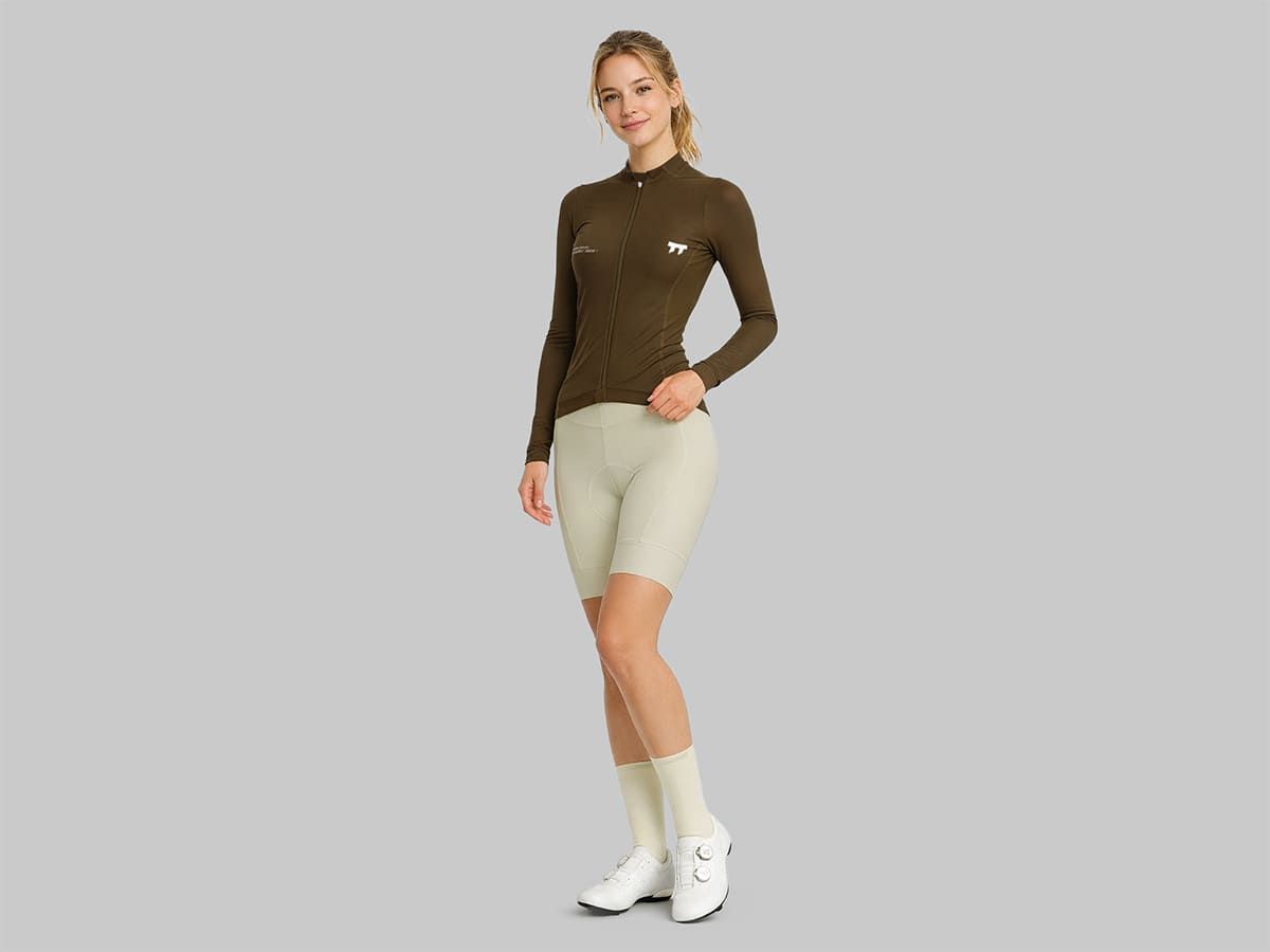 a Line Women's Altitude LS Jersey / Dark Brown