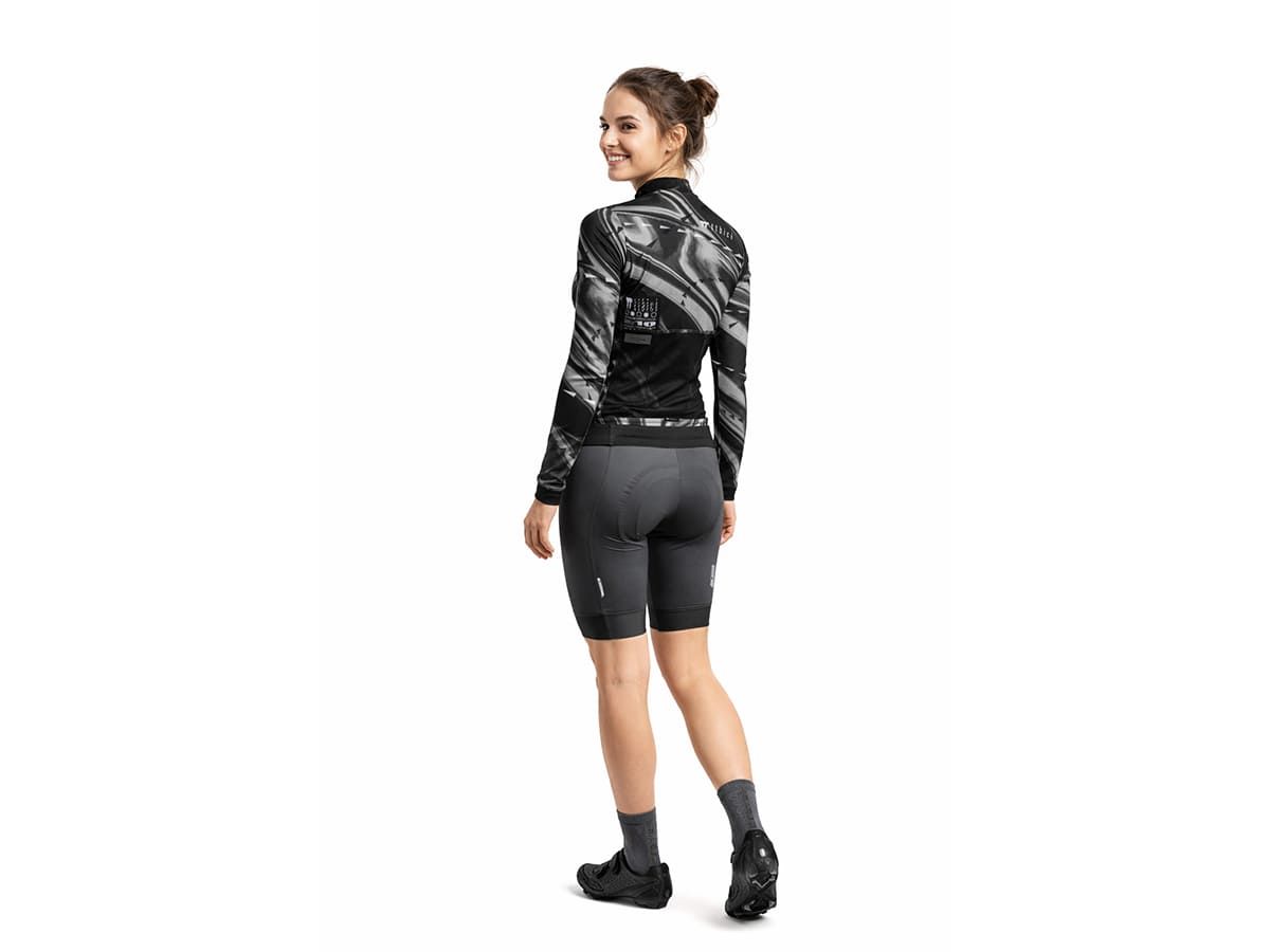 a Line Women's Altitude LS Team Jersey / Mylar Silver