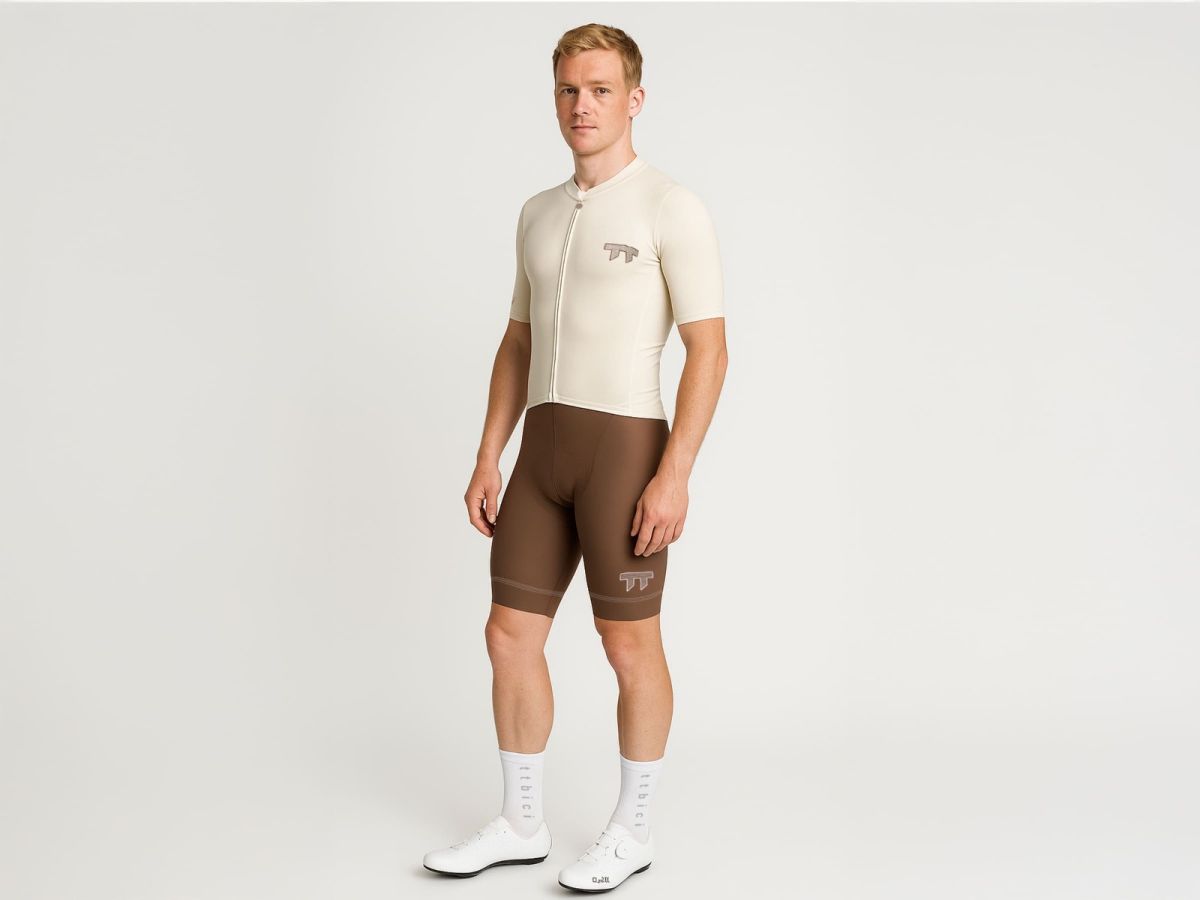 e Line Men's Classic Bib Shorts / Dark Brown