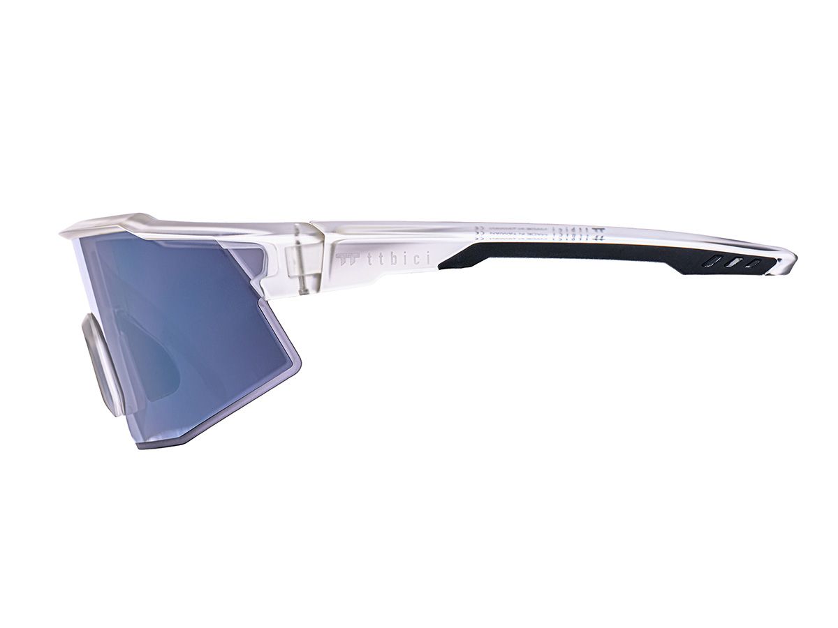 A-2 Performance Sunglasses / Matte Clear / Mirror Silver Lens (CAT3)