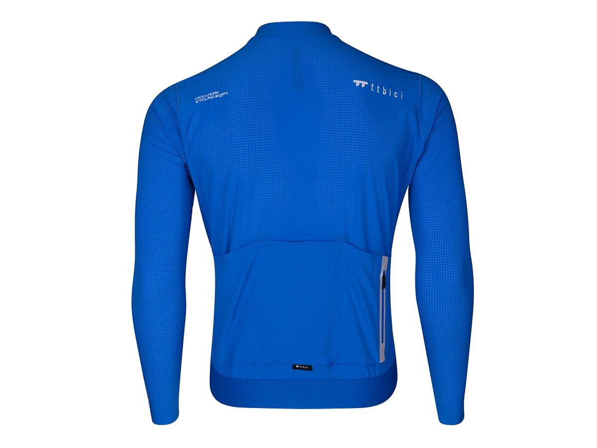 a Line Men's Lightweight LS Jersey 男款輕量長袖車衣 / 亮藍