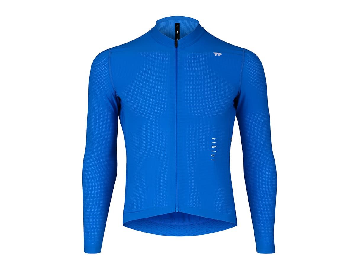a Line Men's Lightweight LS Jersey 男款輕量長袖車衣 / 亮藍