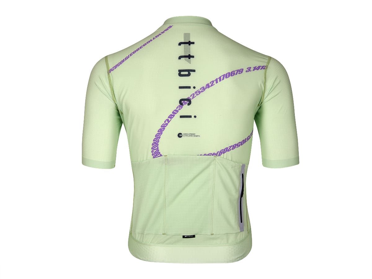 a Line Men's Lightweight Team Jersey 男款車隊版輕量車衣 / 萊姆綠