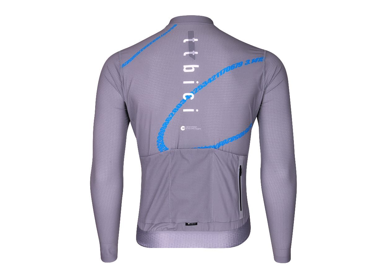 a Line Men's Lightweight LS Team Jersey 男款車隊版輕量長袖車衣 / 灰色