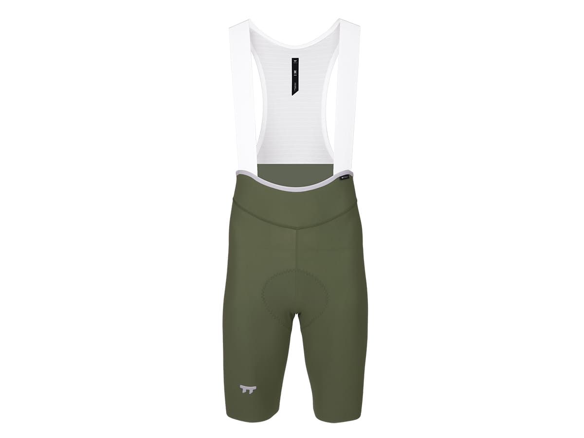 a Line Men's Lightweight Bib Shorts 男款輕量車褲 / 青銅綠