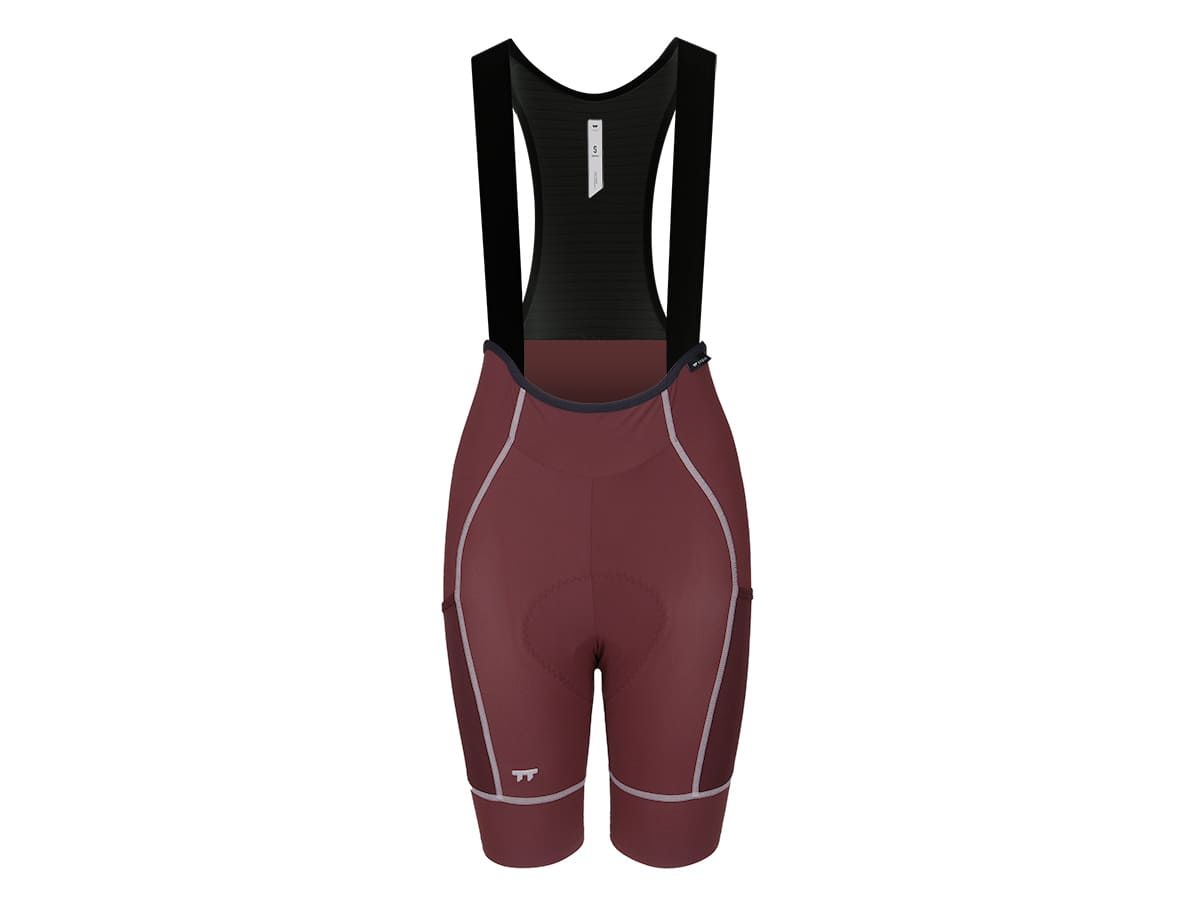 a Line Women's Cargo Bib Shorts 女款輕量口袋車褲 / 巧克力
