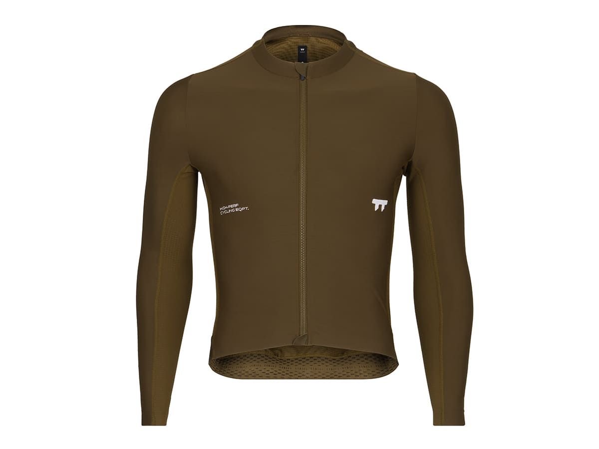 a Line Men's Altitude LS Jersey / Dark Brown
