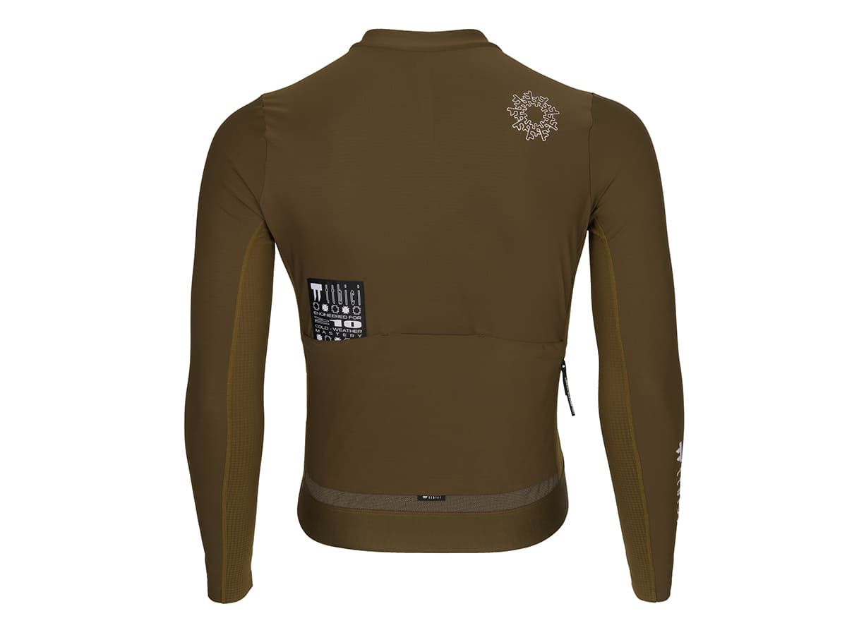 a Line Men's Altitude LS Jersey / Dark Brown