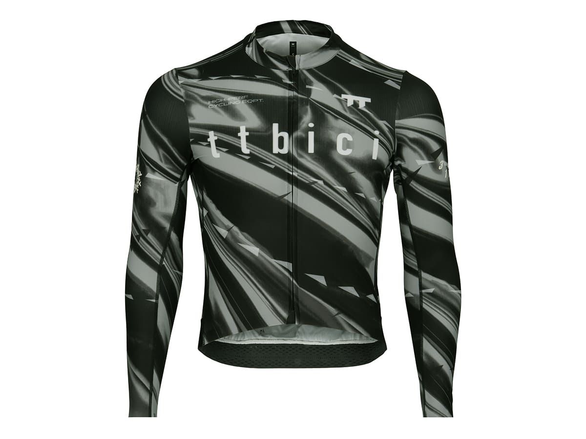 เสื้อจักรยานแขนยาวทีมผู้ชาย รุ่น Altitude / สีมายลาร์ซิลเวอร์