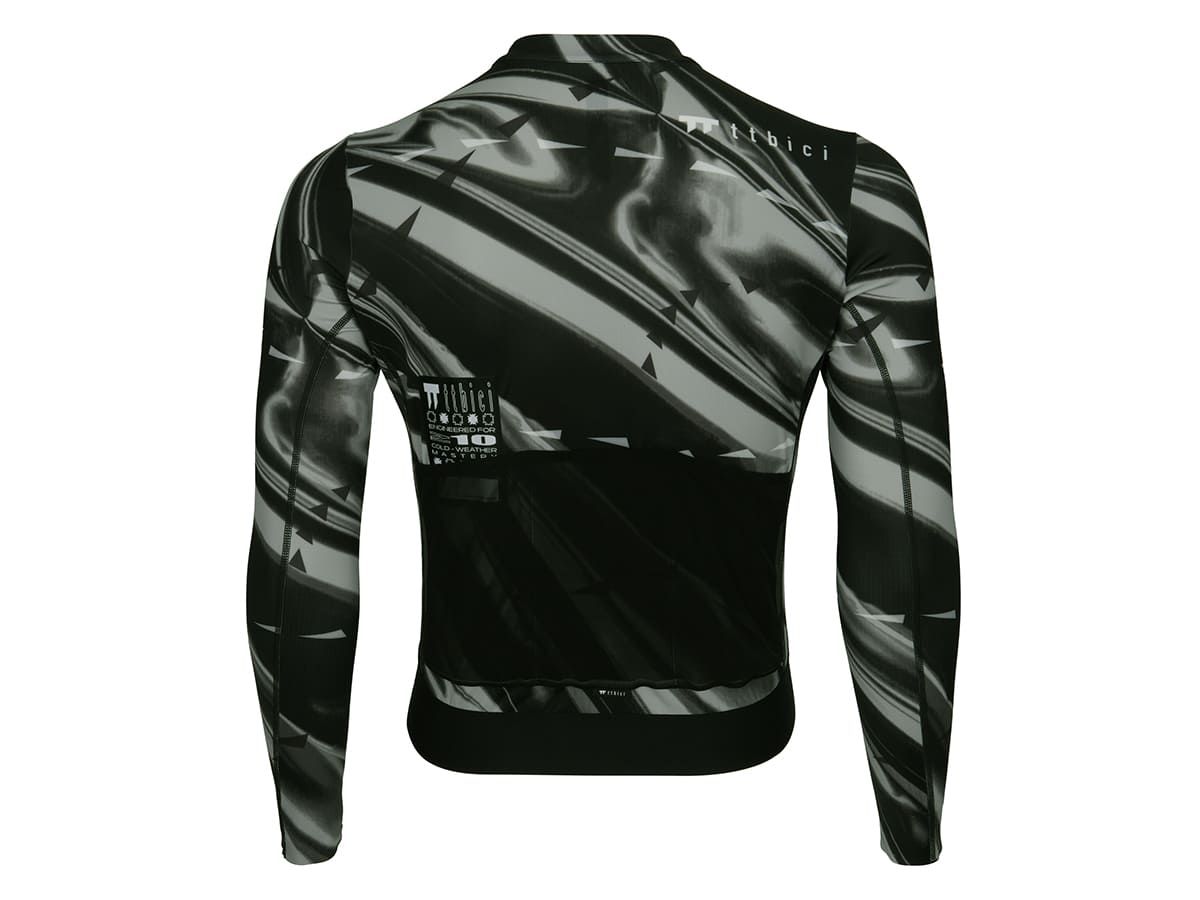 เสื้อจักรยานแขนยาวทีมผู้ชาย รุ่น Altitude / สีมายลาร์ซิลเวอร์
