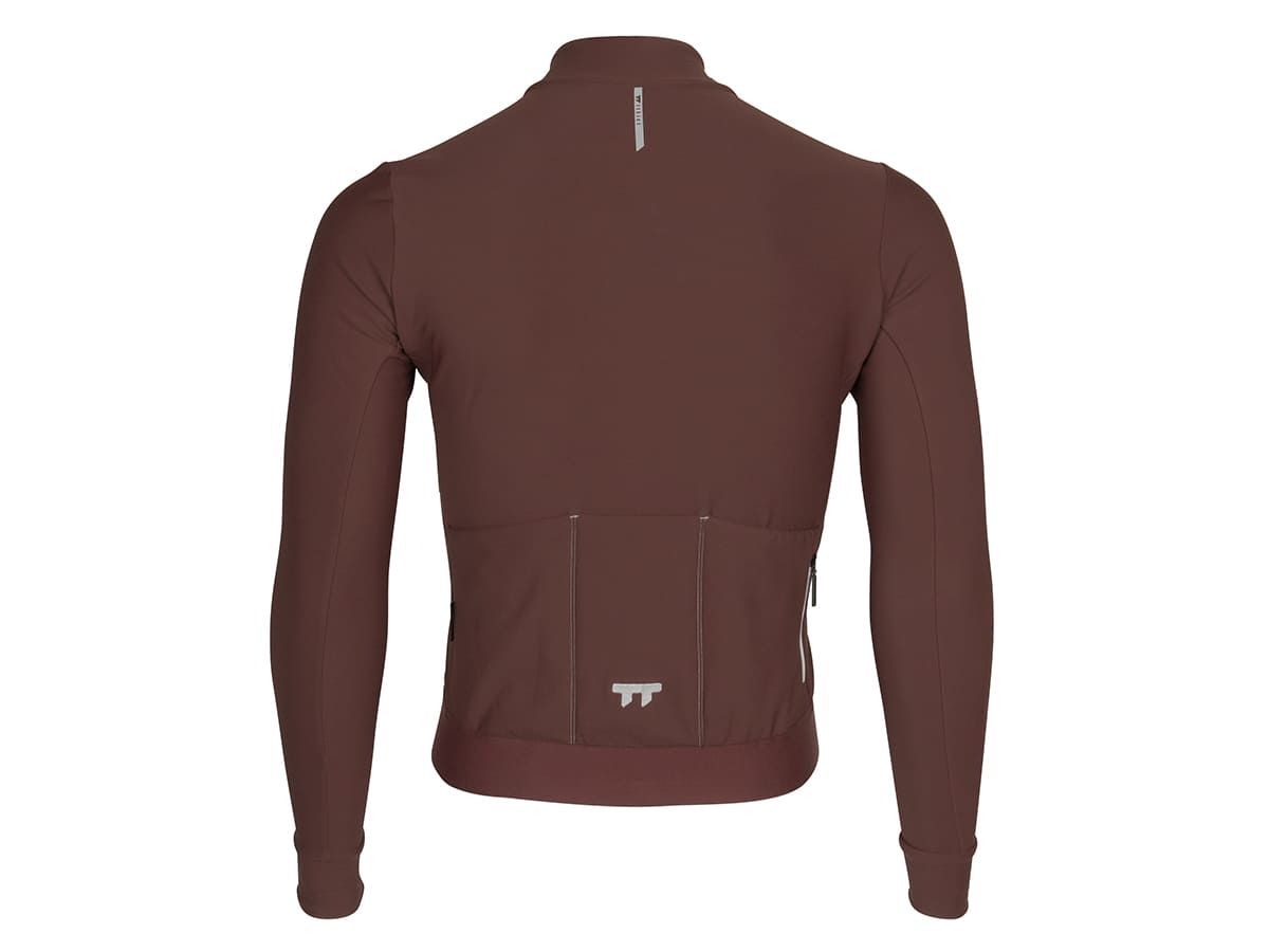 e Line Men's Classic Thermal Ls Jersey 男款經典保暖長袖車衣 / 栗紅色