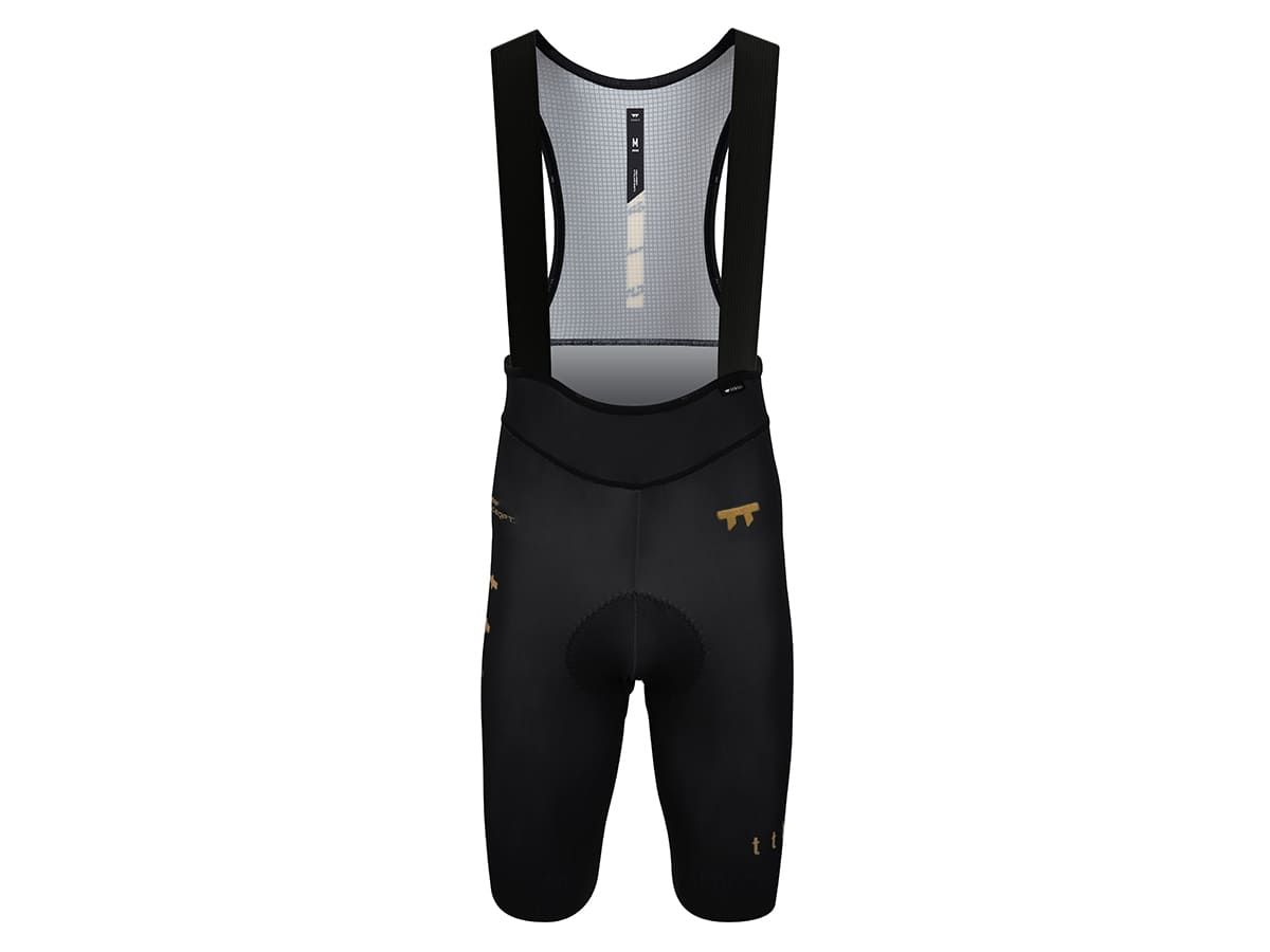 a Line Men's Stay Gold Bib Shorts 男款車褲 / 黑金