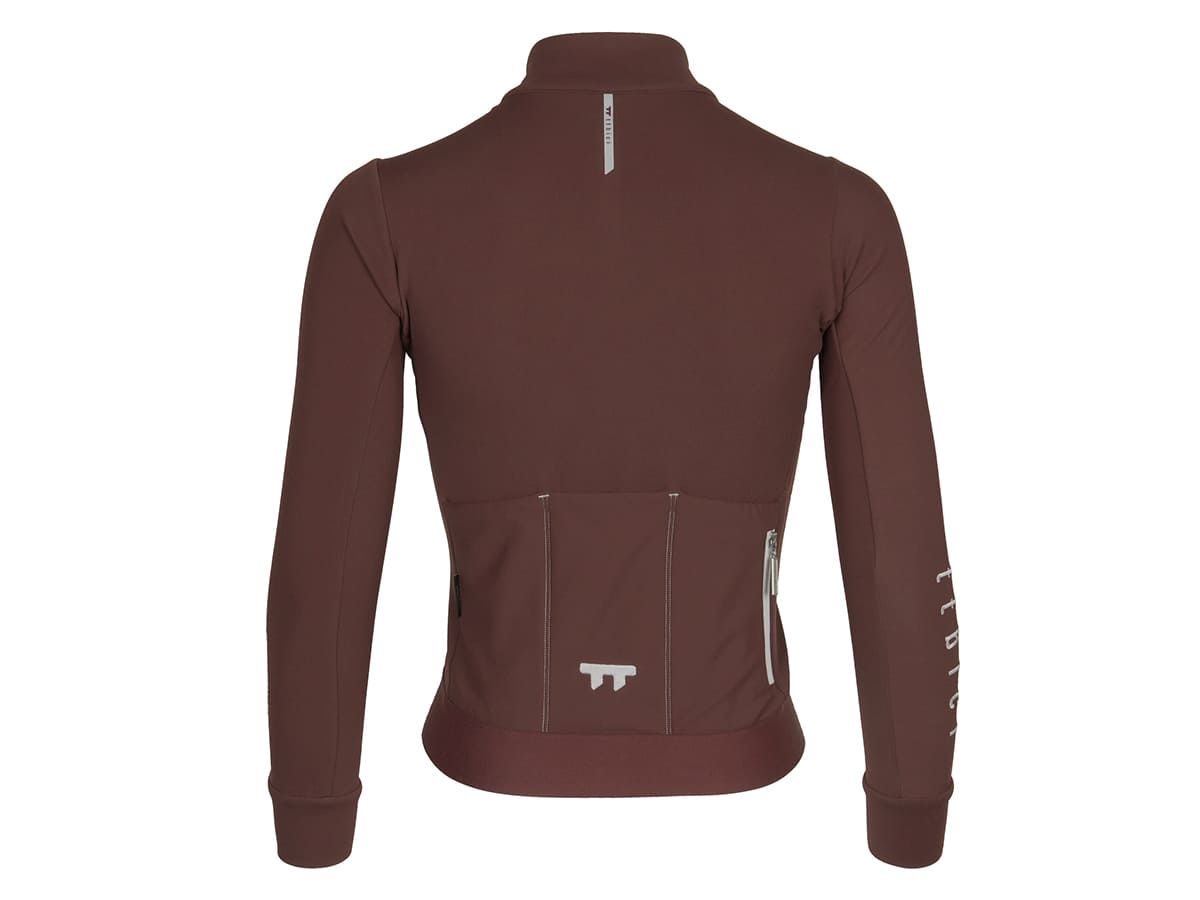 e Line Woen's Classic Thermal Ls Jersey 女款經典保暖長袖車衣 / 栗紅色