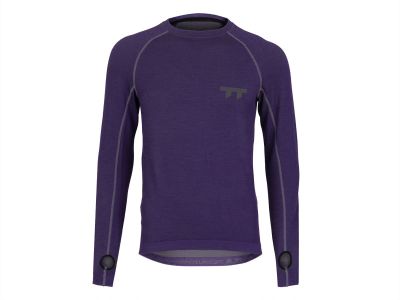 u Line Tech Merino Knit Ls T-Shirt 美麗諾羊毛編織機能長袖T恤 / 光波紫