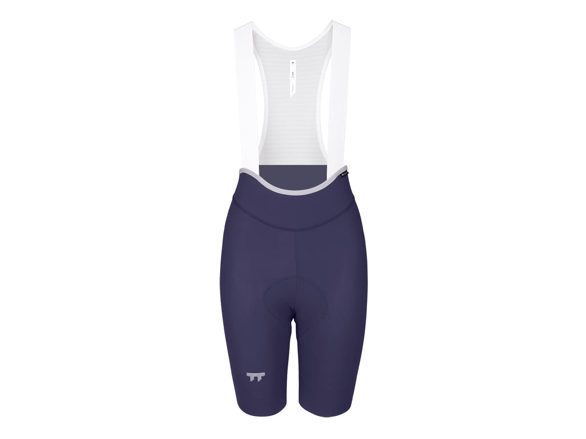 a Line Women's Lightweight Bib Shorts / Eclipse Purple L