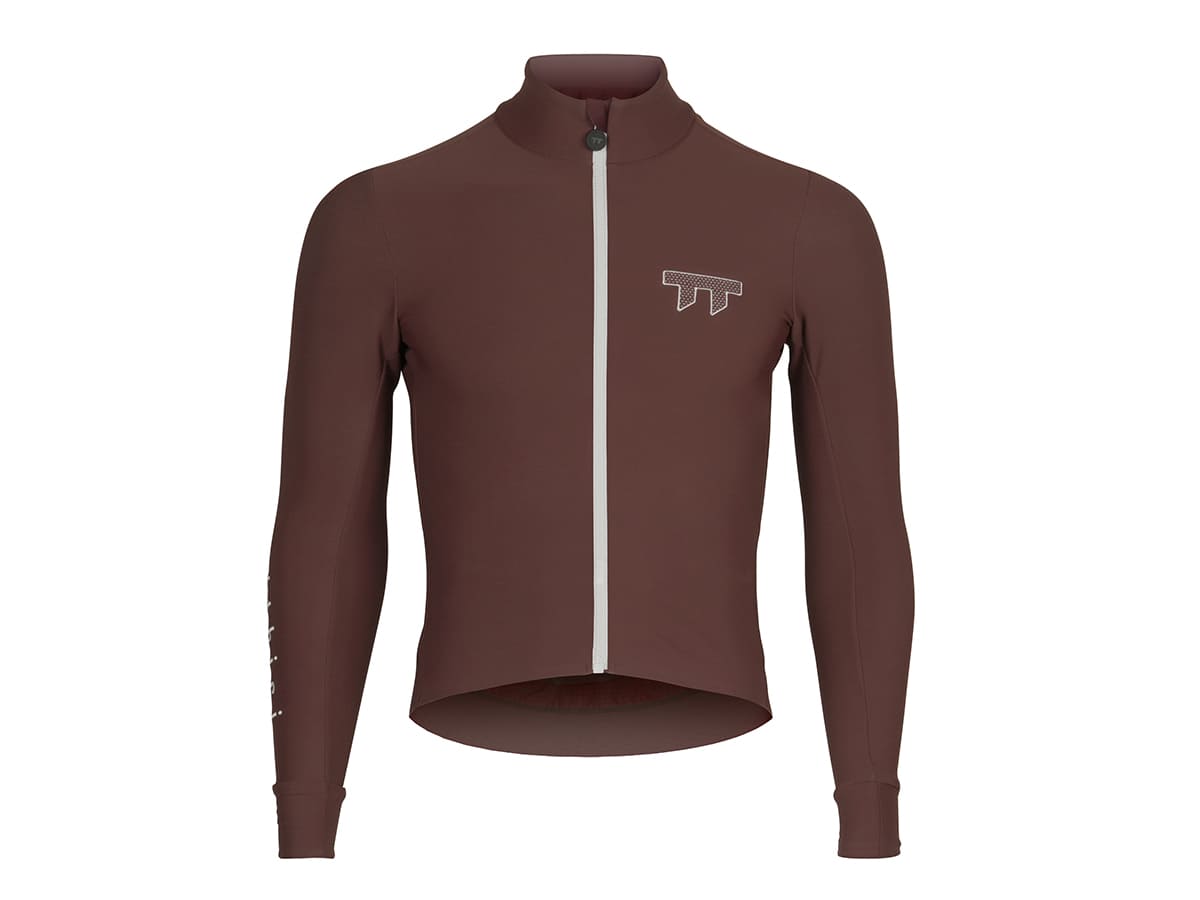 e Line Men's Classic Thermal Ls Jersey 男款經典保暖長袖車衣 / 栗紅色 2XL