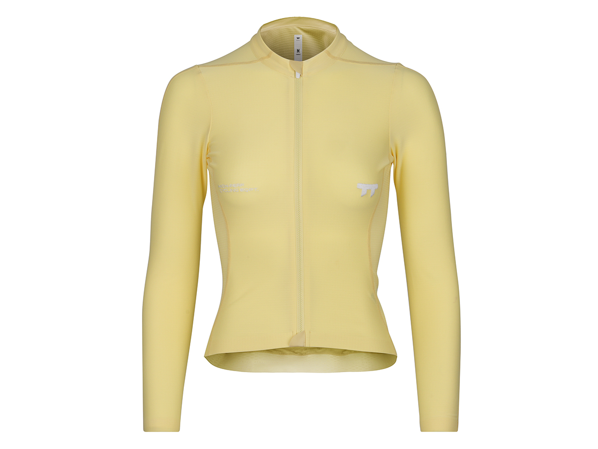 เสื้อจักรยานแขนยาวผู้หญิง รุ่น Altitude / สีเหลืองเซเลสเชียล XS
