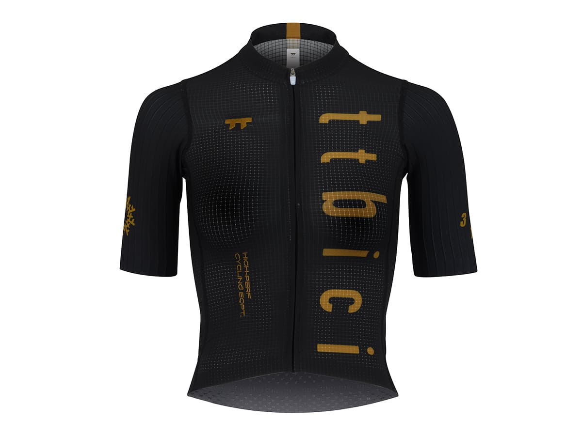 a Line Women's Stay Gold Aero Jersey / Black XS